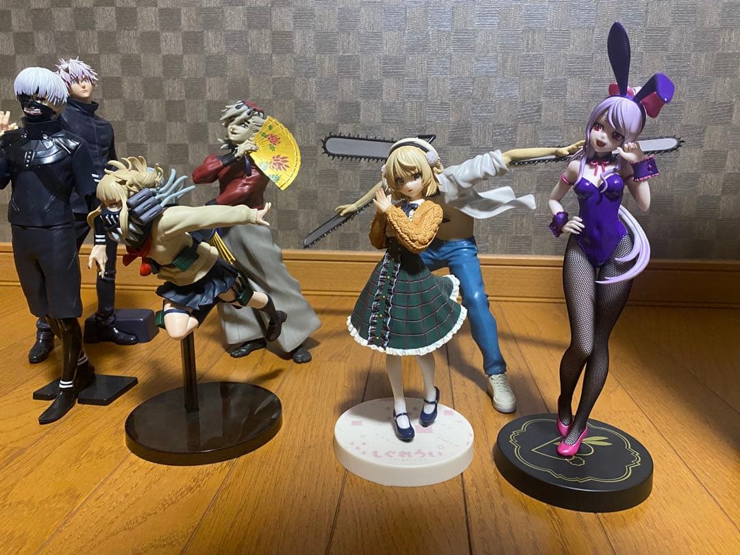 開封品プライズフィギュアまとめ売り　鬼滅　美少女　五条　チェンソーマン　箱無し