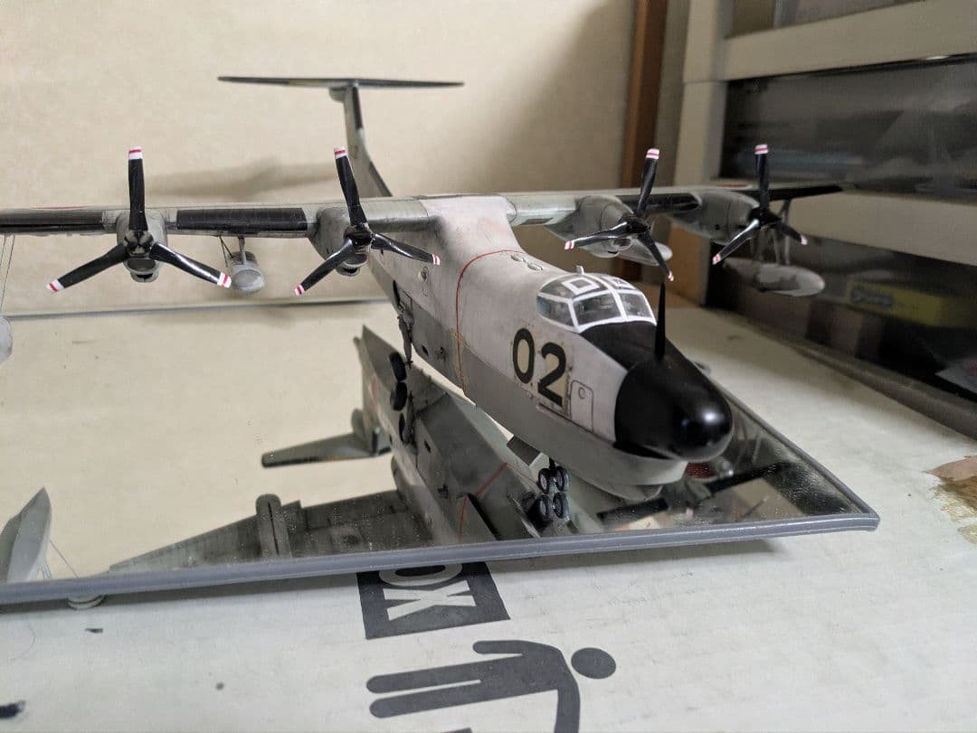 ハセガワ1/72完成品『海上自衛隊新明和PS-1対潜哨戒機』