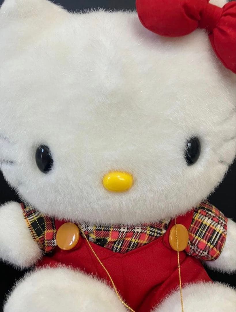激レア❣️ 希少品　旧ロゴ　ハローキティ ぬいぐるみ 1992 平成レトロ
