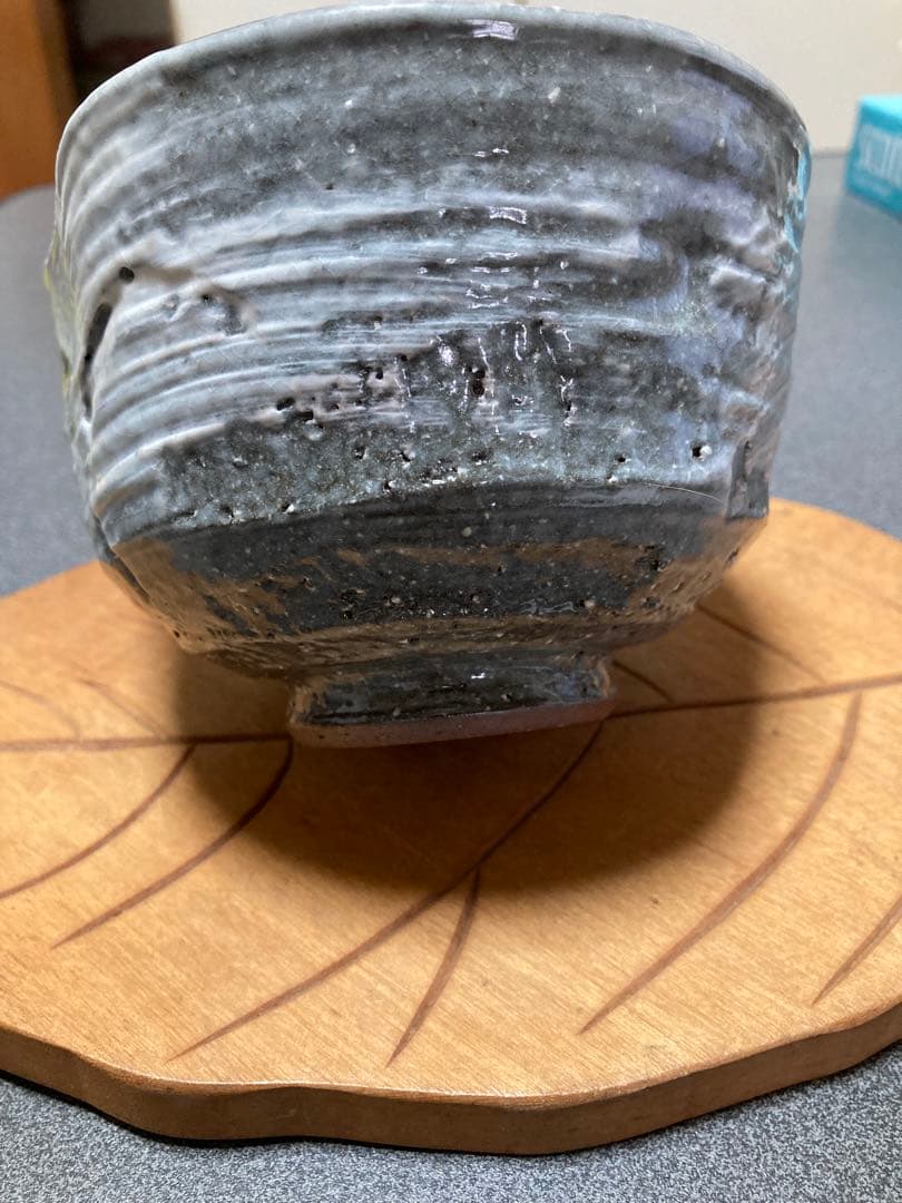 刷毛目抹茶碗　美術品