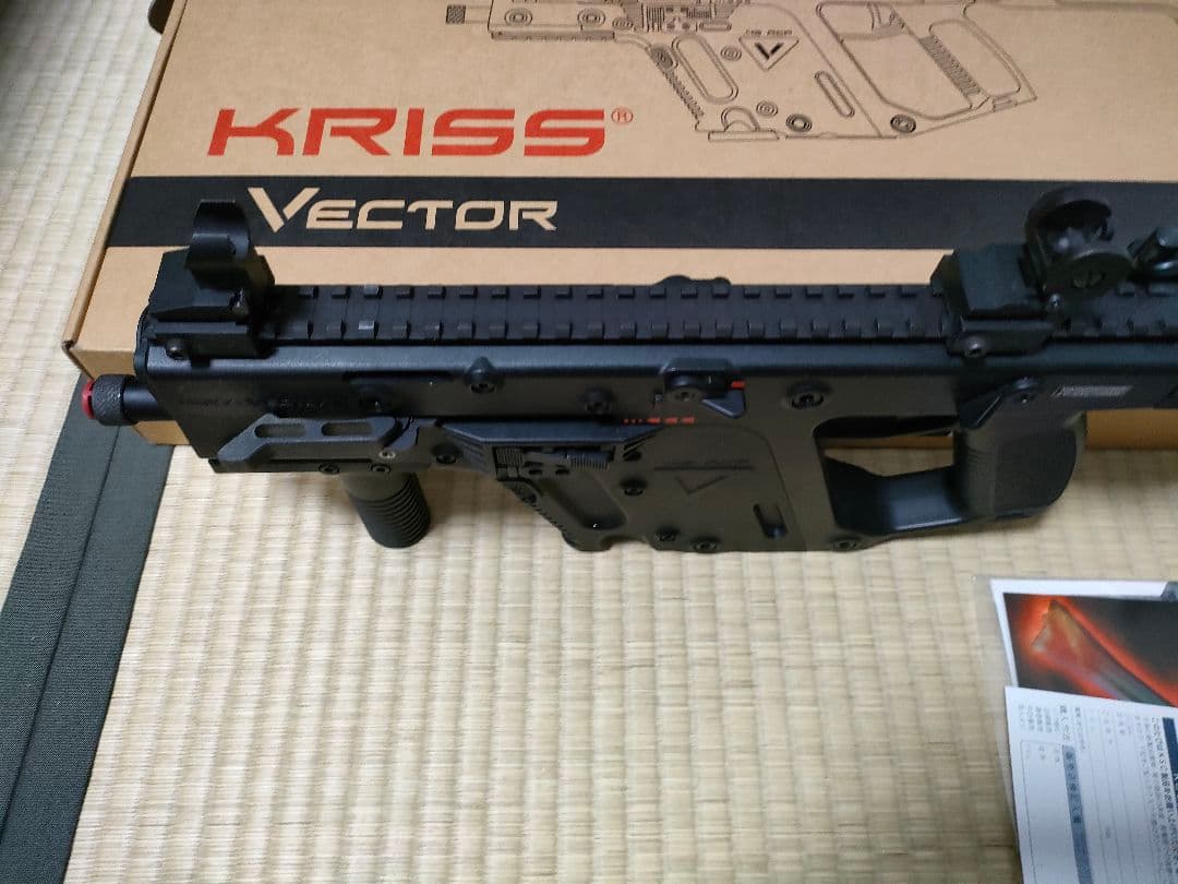 KSC クリスベクター　＋ロングマガジン2本付き　箱説明書有　ガスブローバック
