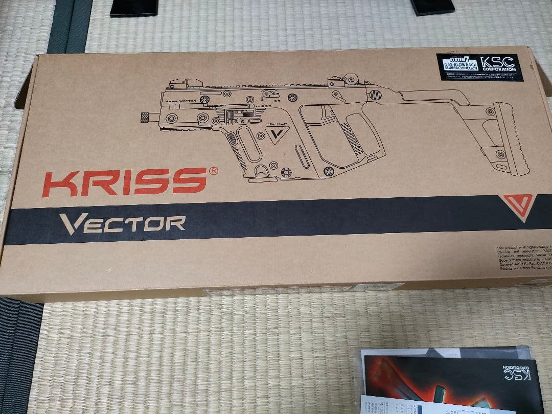 KSC クリスベクター　＋ロングマガジン2本付き　箱説明書有　ガスブローバック