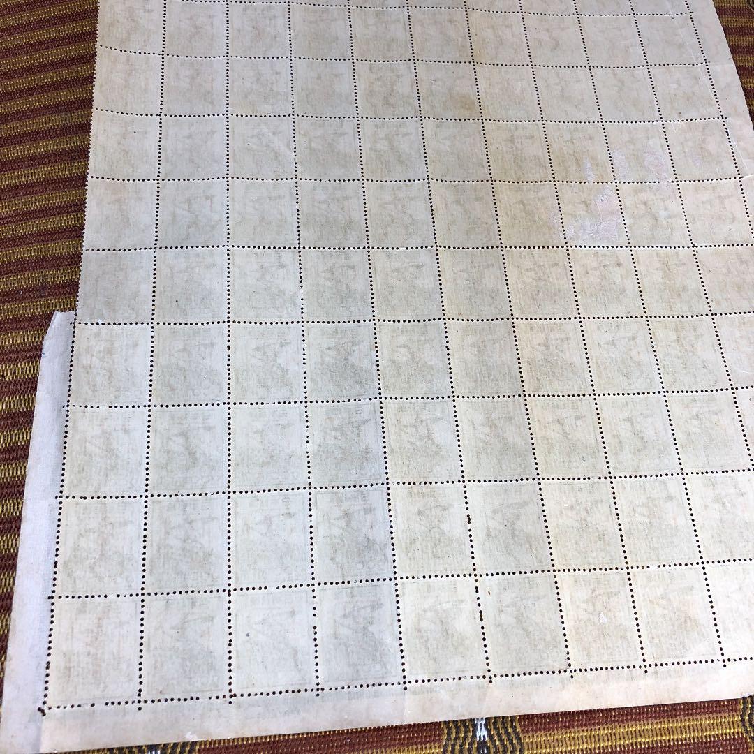 非売品！極めてレアな100枚シート 昭和24年 衆議院議員選挙事務用 加刷