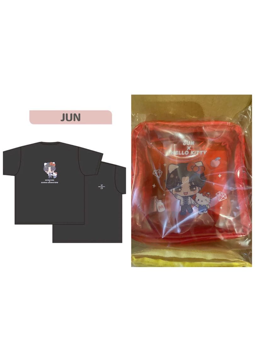 seventeen sanrio サンリオ コラボ Tシャツ ポーチ