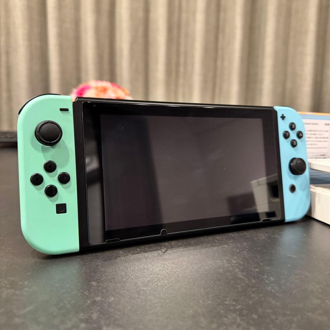 Nintendo Switch どうぶつの森ver+新品Joy-Con+おまけ