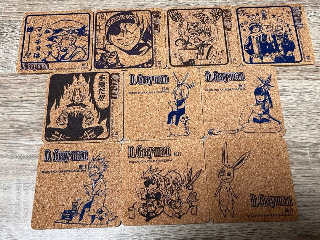 D.Gray-man コルクコースター 全20種