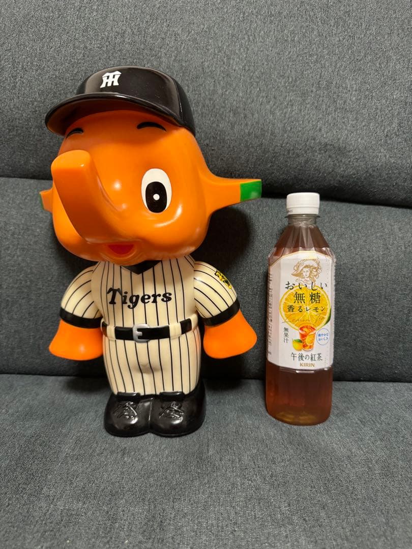 SATOちゃん タイガース マスコット フィギュア貯金箱 BIG2体セット 美品