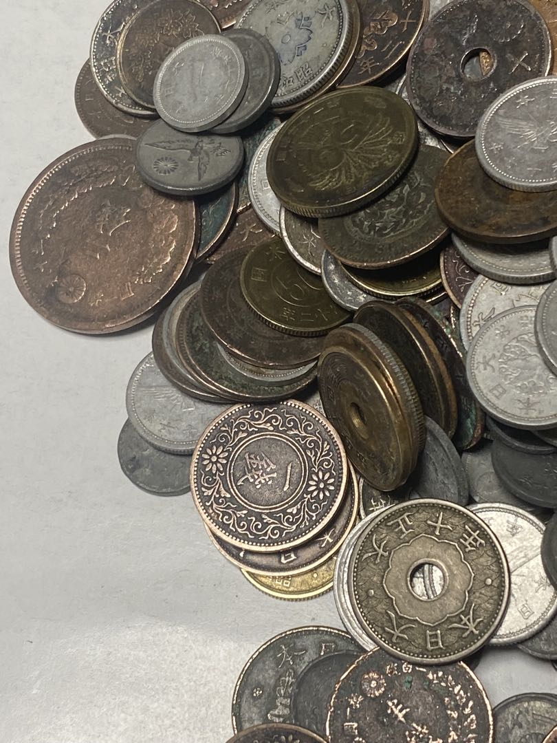 古銭 銅貨・黄銅貨・青銅貨・白銅貨・ニッケル貨錫貨アルミ貨など3.1㎏NO.61