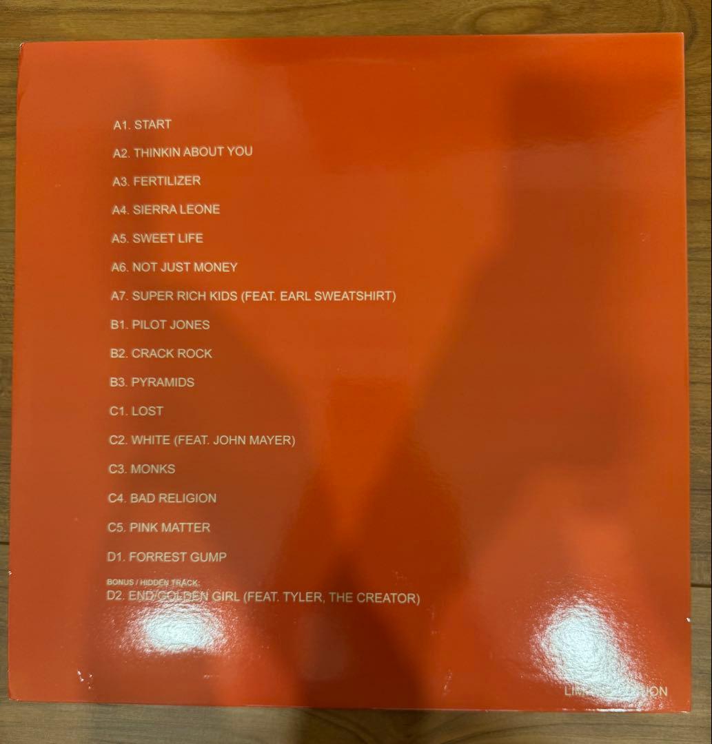 Frank Ocean フランクオーシャンchannel ORANGE レコード