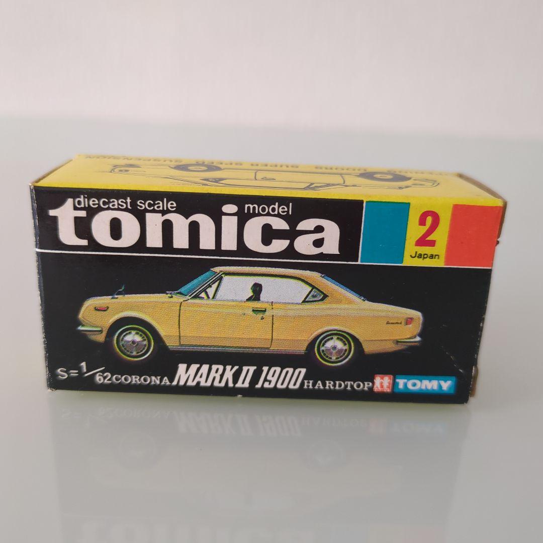 【美品】黒箱 トミカコロナ マークII 1900 ハードトップ
