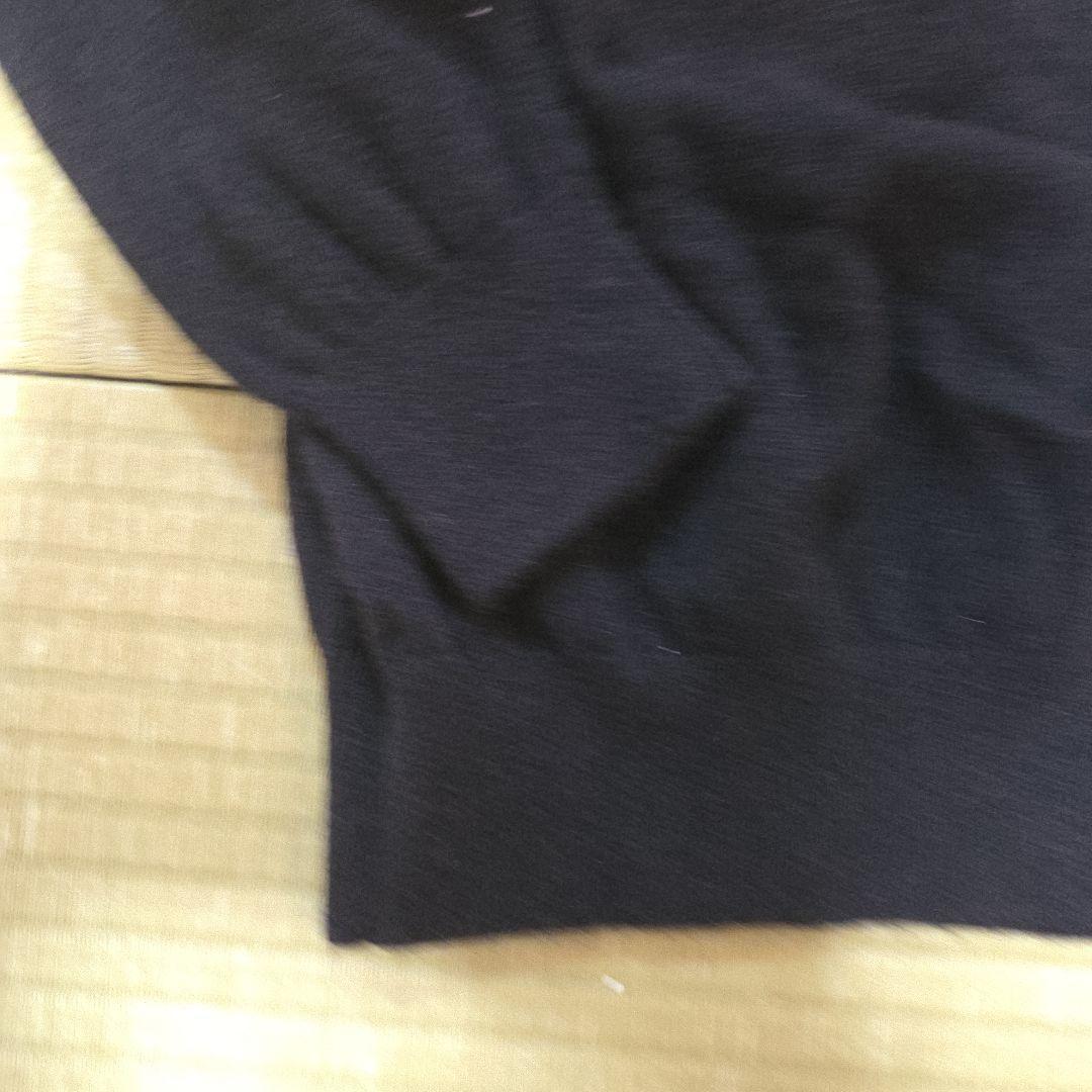 PEARLY GATES カシミア100 長袖ニット サイズ4 黒 ロゴ
