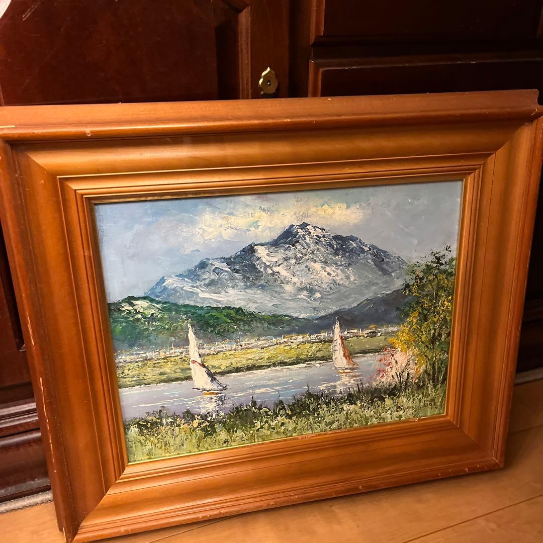 油絵画