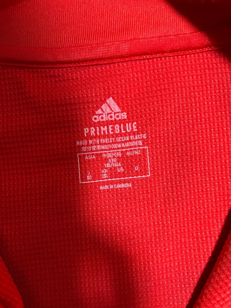 非売品 adidas 日本代表 トレーニングトップ XO ハーフジップ 美品
