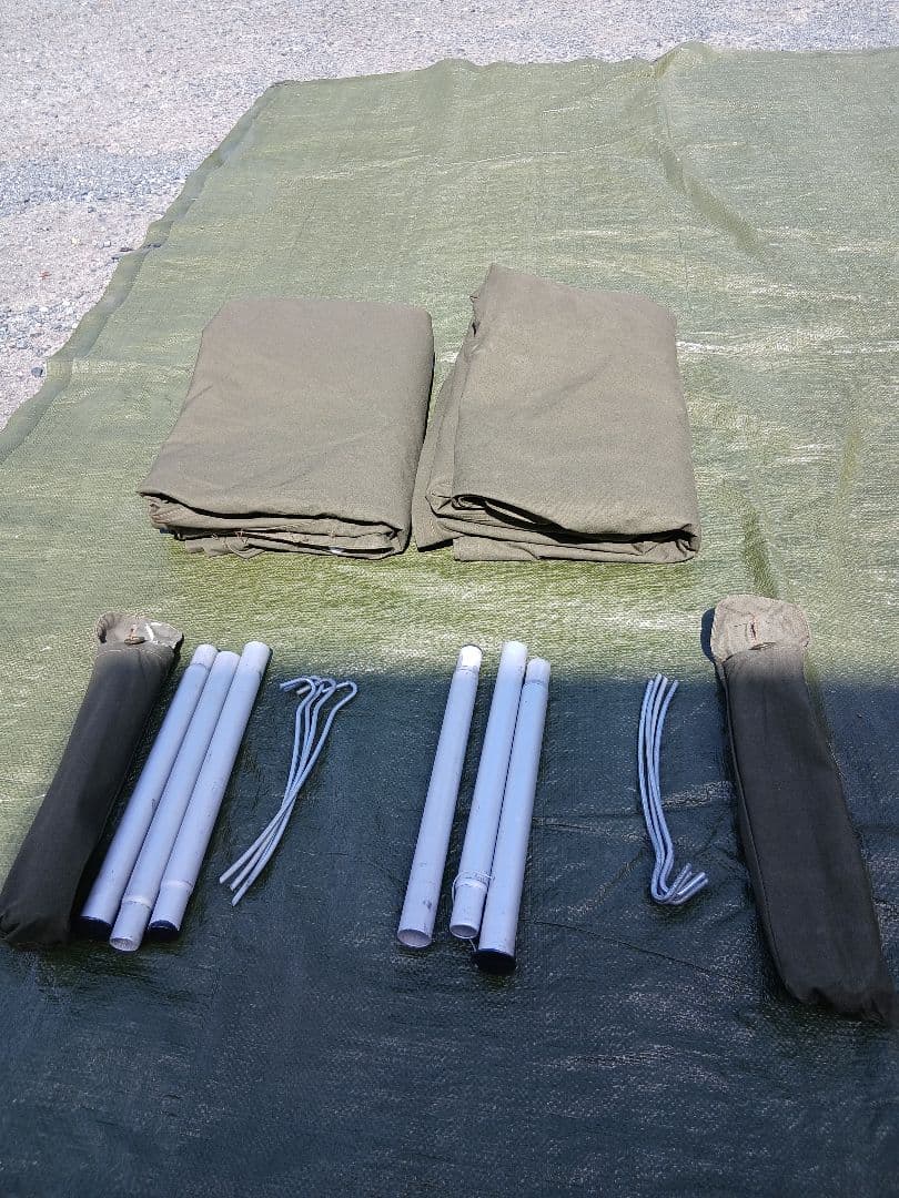 ポーランド軍幕サイズ3 脱着ファスナー付き
