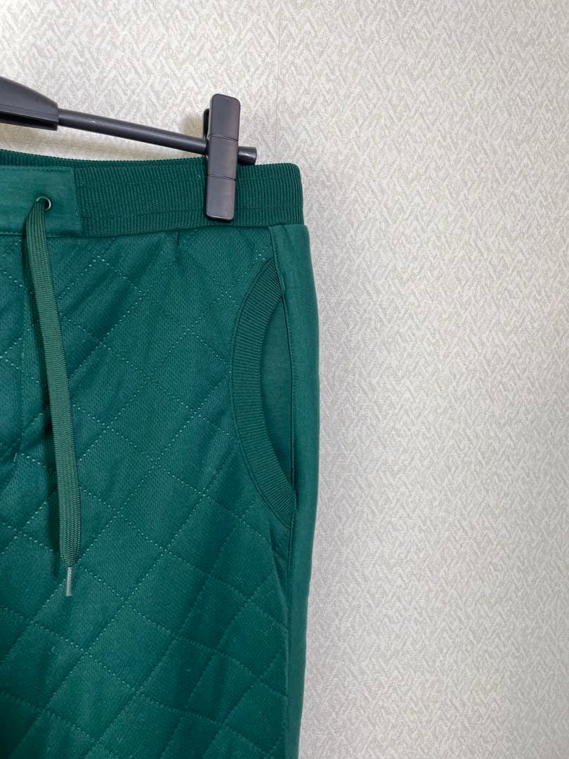 （美品）JACK BUNNY ジャックバニーキルト柄中綿パンツ グリーンサイズ5