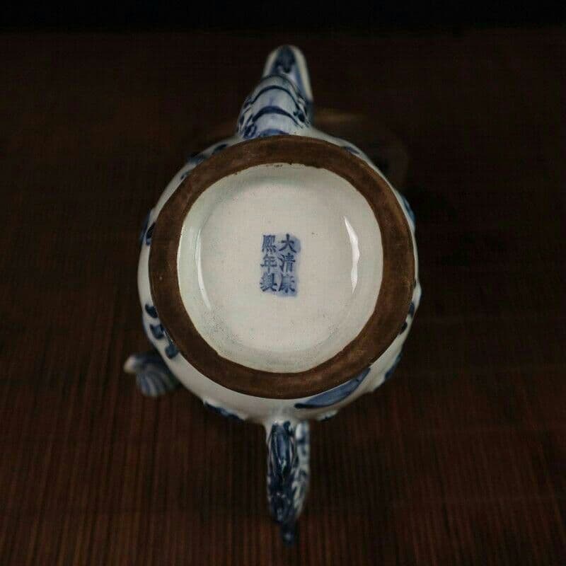 古いものをまねて磁器を収蔵して、青花磁器の龍徳利の家財道具の装飾品を飾ります9