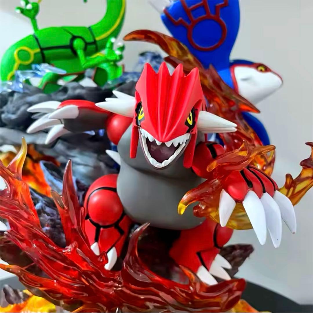 35cm ポケモン レックウザ グラードン カイオーガ フィギュア