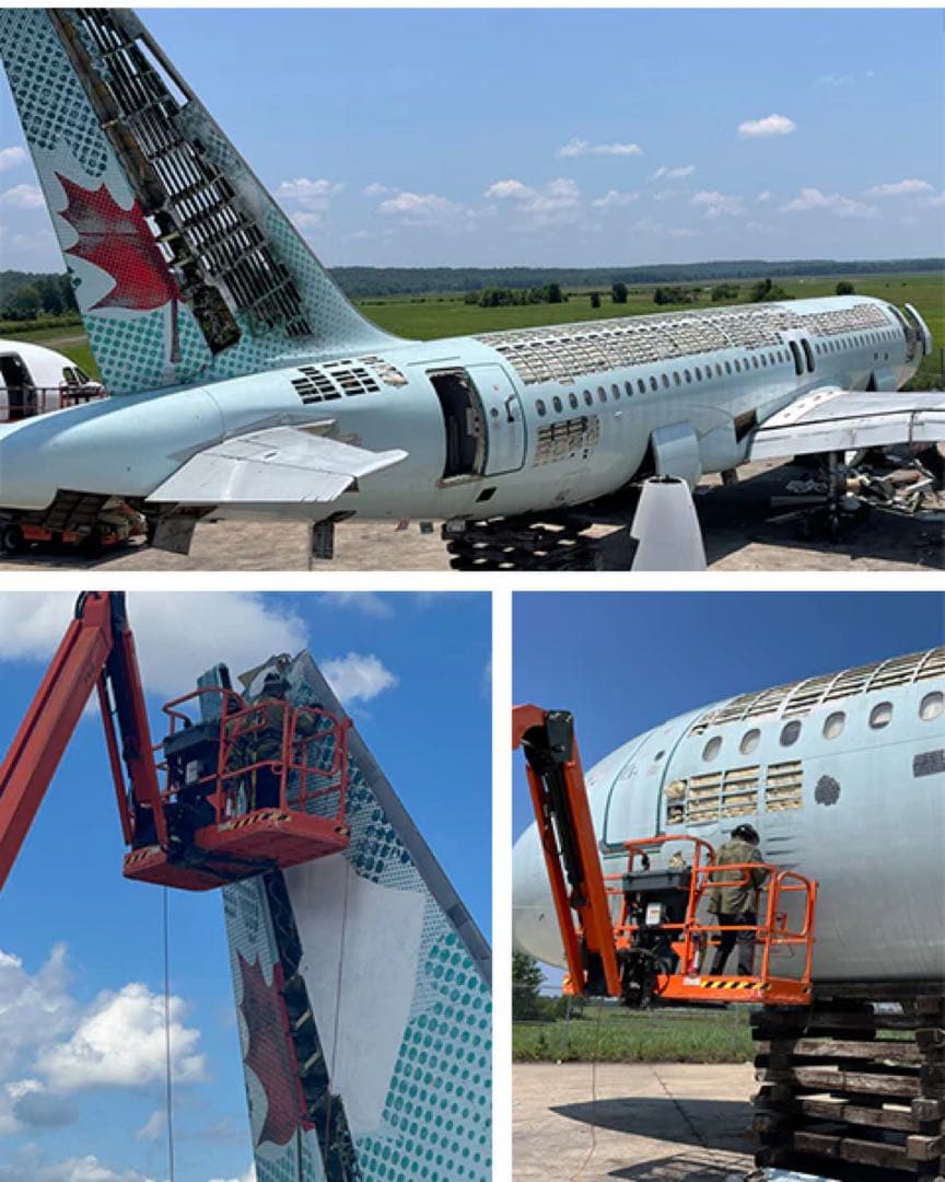 エア・カナダ Planetags A320-211 C-FTJ ロゴカット