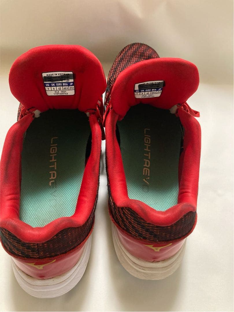 Mizuno Pro トレーニングシューズ レッド　27センチ