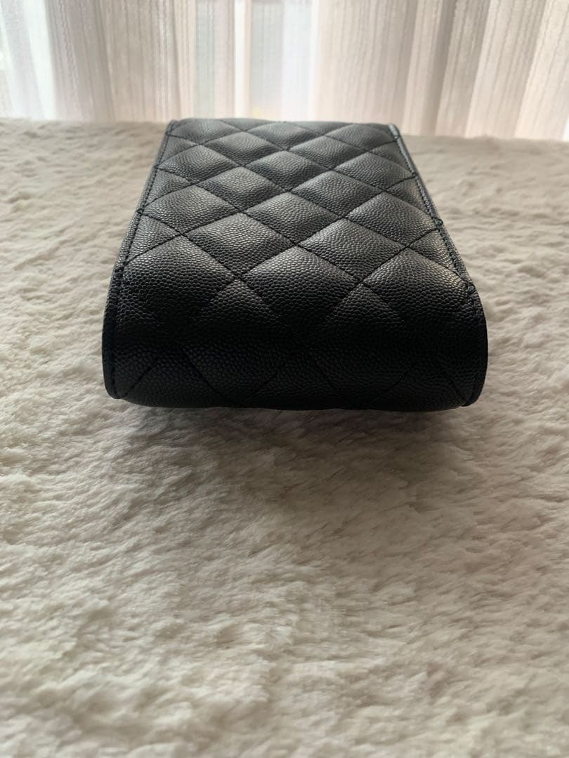 CHANEL ノベルティ スマホショルダー チェーン ブラック