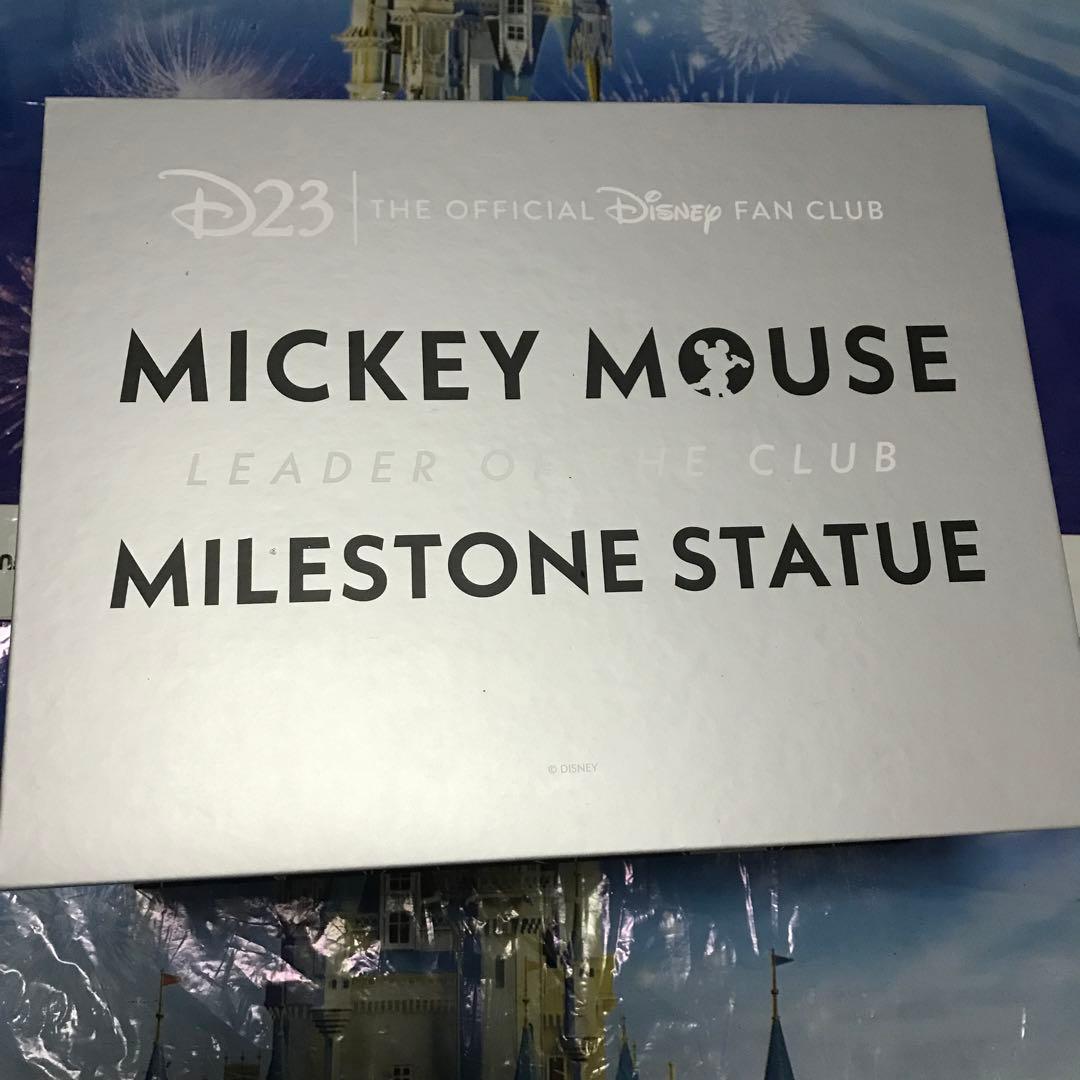 D23 2023年メンバー限定　ディズニー100周年　ミッキー　像　シルバー