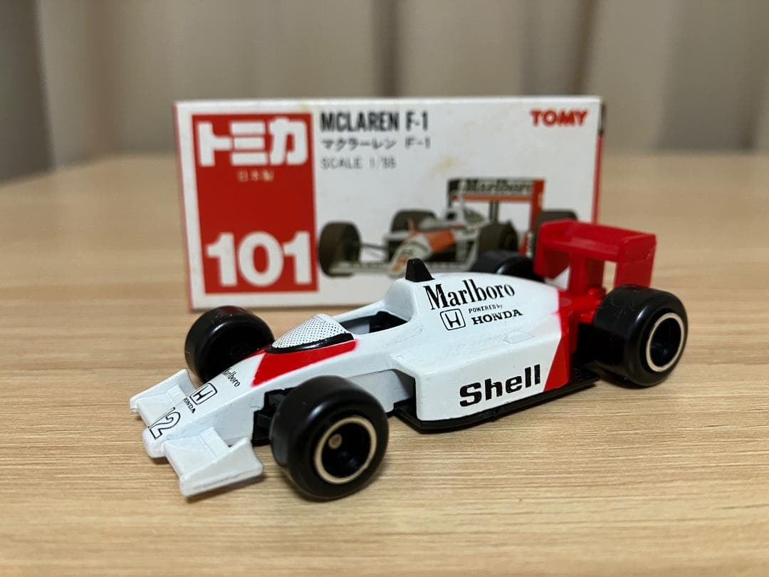 日本製　トミカ赤箱101　マクラーレン　F-1