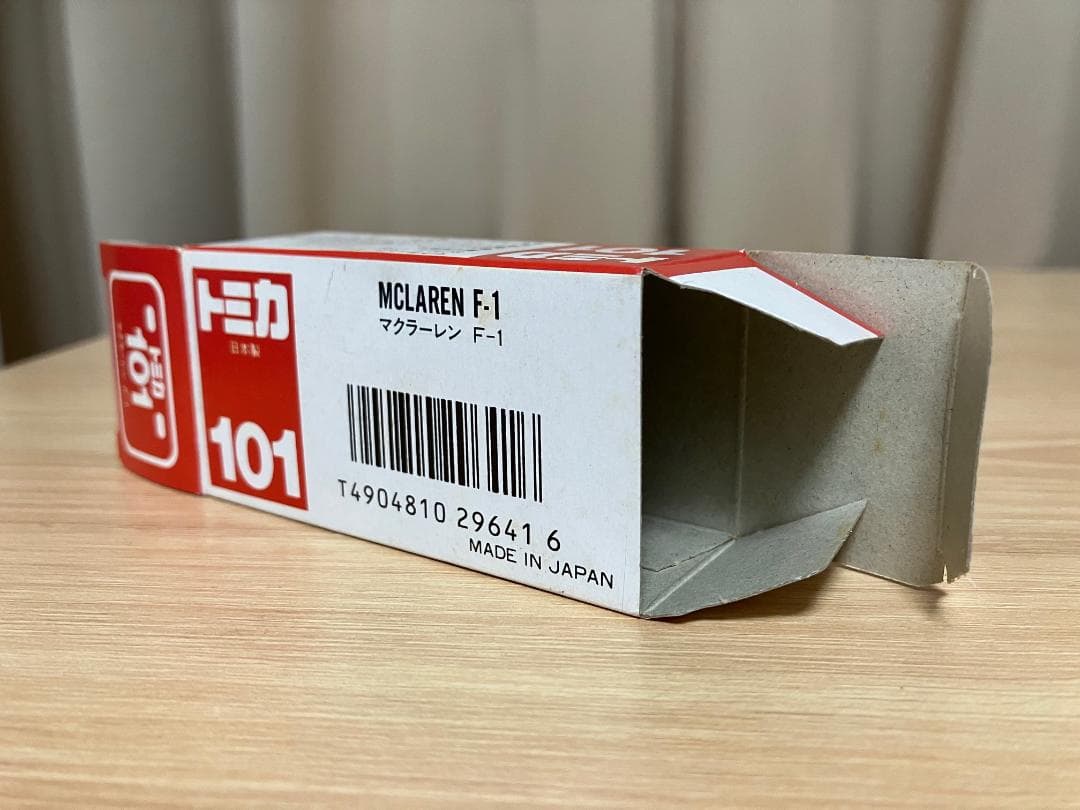 日本製　トミカ赤箱101　マクラーレン　F-1