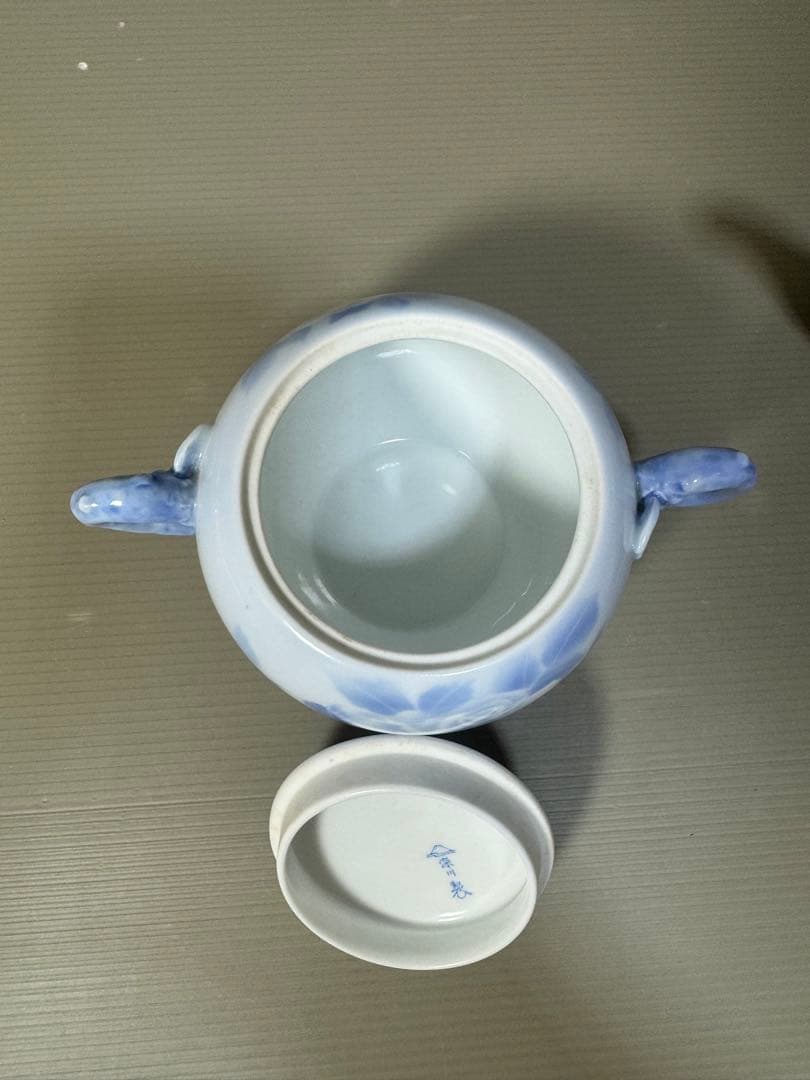 2289 希少　深川製磁　ティーポット1客　シュガーポット1客