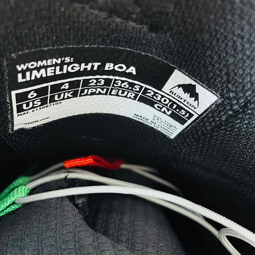 【未使用】BURTON LIMELIGHT BOA バートン 　23cm