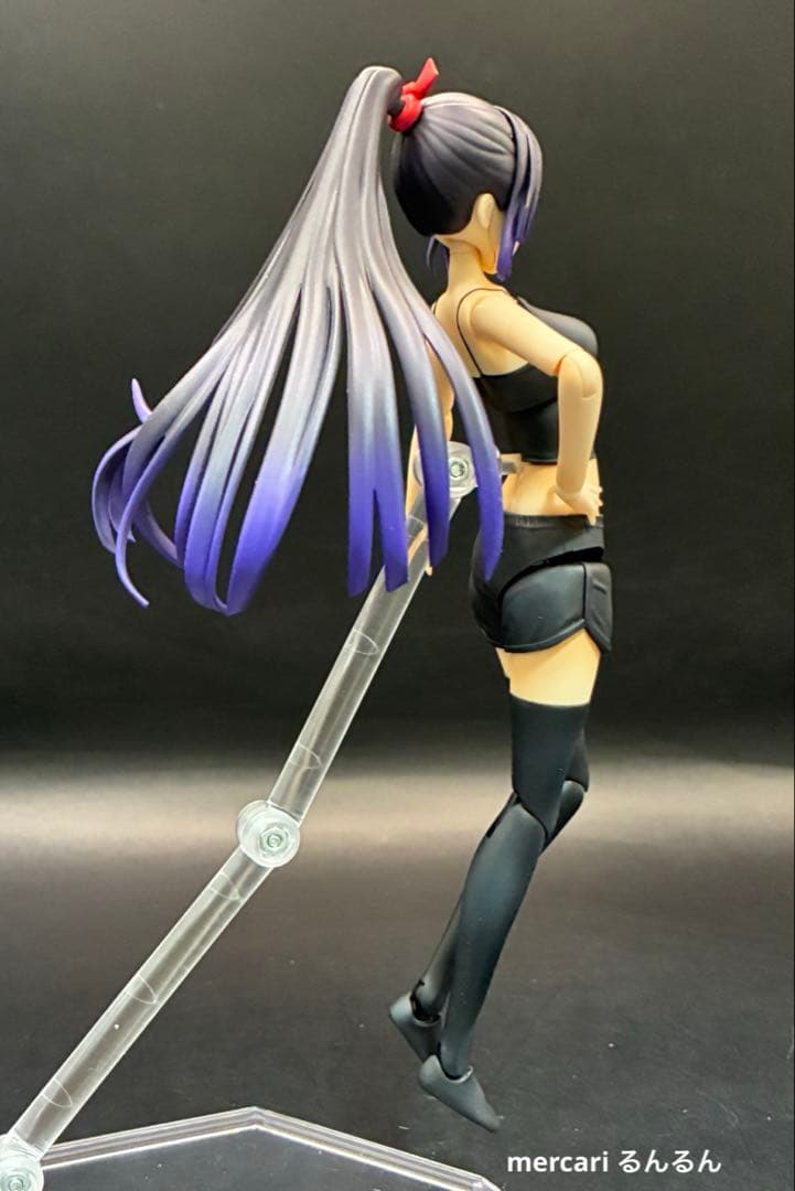 ドレスアップアップボディM＋姫カットポニーテール+ウルフレイヤーカット塗装完成品