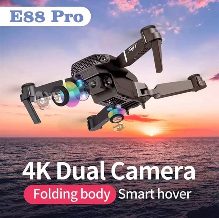 4kデュアルカメラポータブル小型折りたたみ式ドローン
