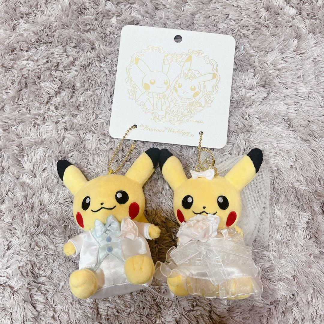ポケモンセンター限定 ペアピカチュウ Precious Weddingマスコット