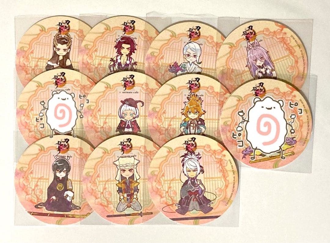 刀剣乱舞 アニカフェ コースター バラ売り