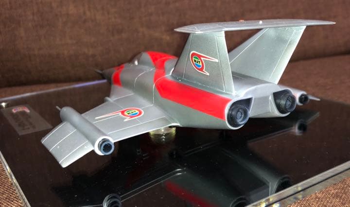 帰ってきたウルトラマン　マルイ 1/72 マットアロー1号 飾り台付