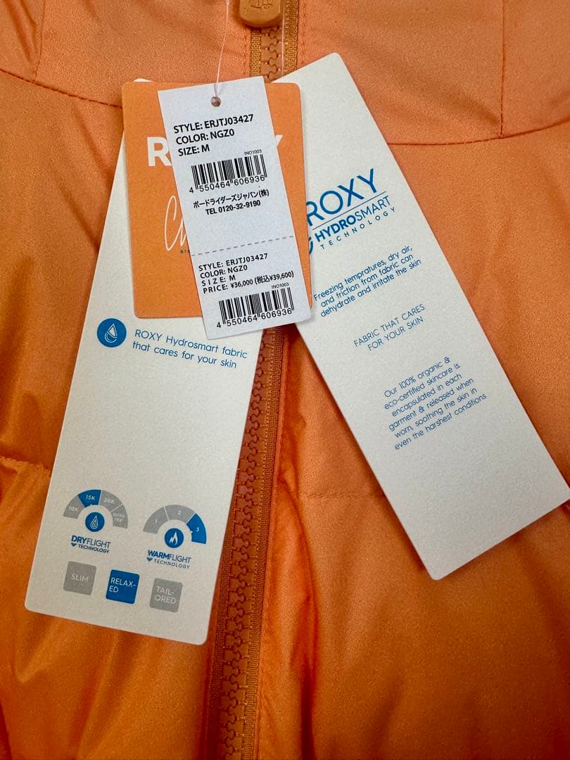 ROXY x Chloe Kim コラボスノージャケット（新品タグ付き/M）