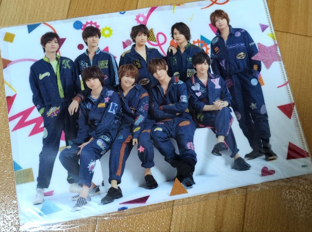 HeySayJUMP　クリアファイル　歴代　山田涼介　伊野尾　有岡　中島裕翔