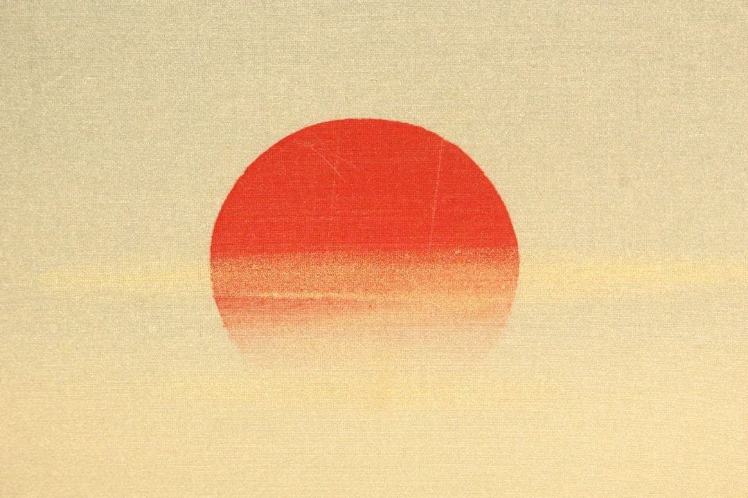 No5313 掛軸　双幅　銘有　国井孝雪　鶴亀之図　絹本　共箱　縁起物　送料無料