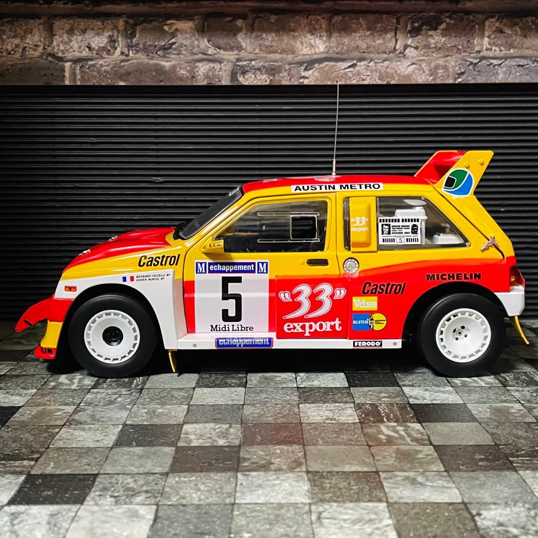1/18 SUNSTAR MG メトロ 6R4 1986 \"33 export\"