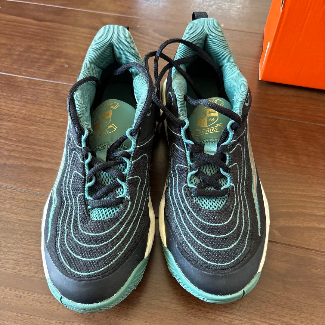 Nike バスケットシューズ　バッシュ　ブラック/グリーン　23.0