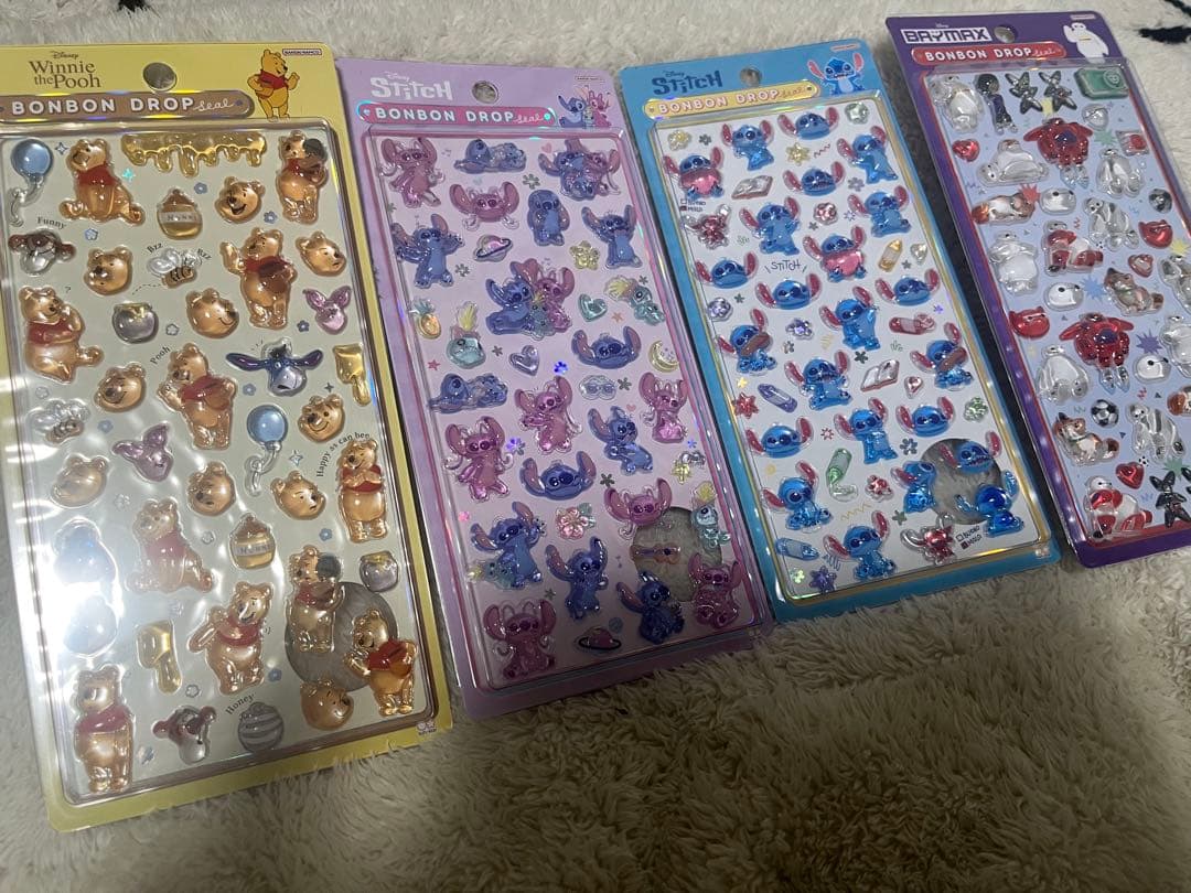 最終値下げ　ボンボンドロップシール 正規品　ディズニー　8枚セット