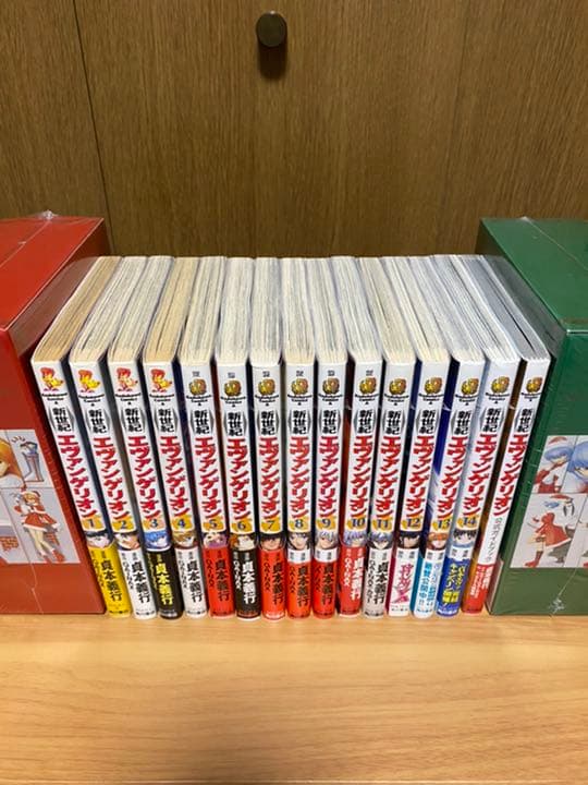 【全巻初版・帯付・チラシ完備】新世紀エヴァンゲリオン全14巻,公式ガイド,限定版