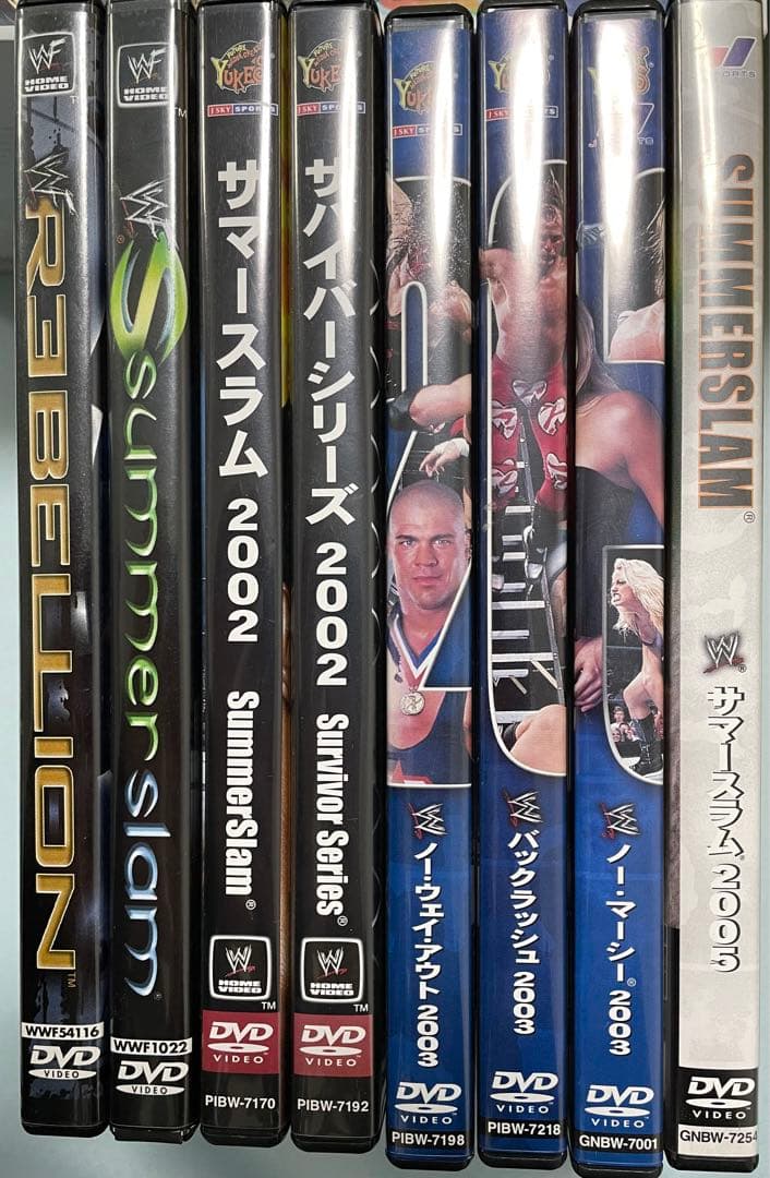 【レアあり】☆WWE DVD 8本セット 2001〜2005☆