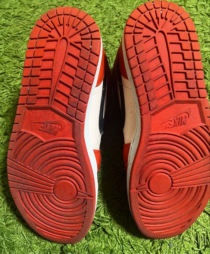 シューズ(男性用) Nike Air Jordan 1 Mid Team Orange Black