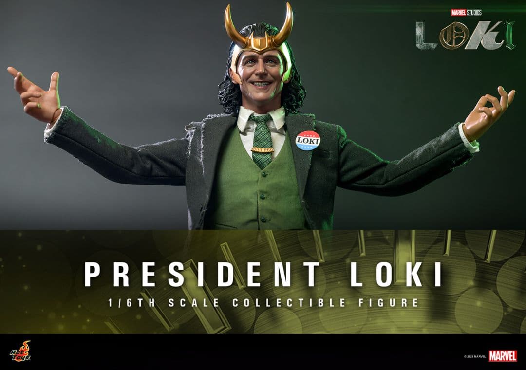 【新品未開封】ホットトイズ プレジデントロキ 大統領 1/6スケールフィギュア