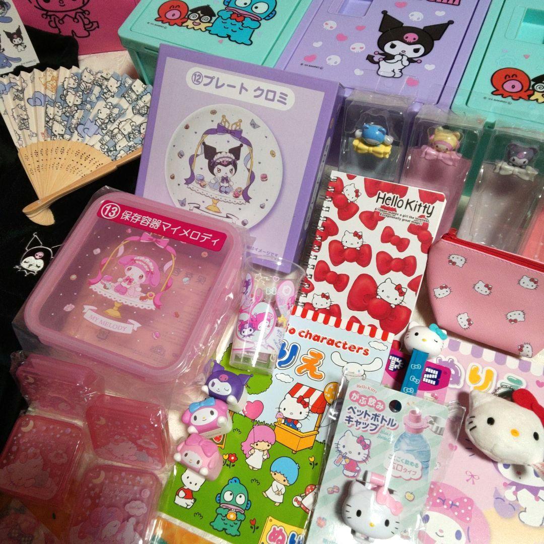 マイメロ キティ ハンキョドン クロミLLトレーナー サンリオグッズまとめセット
