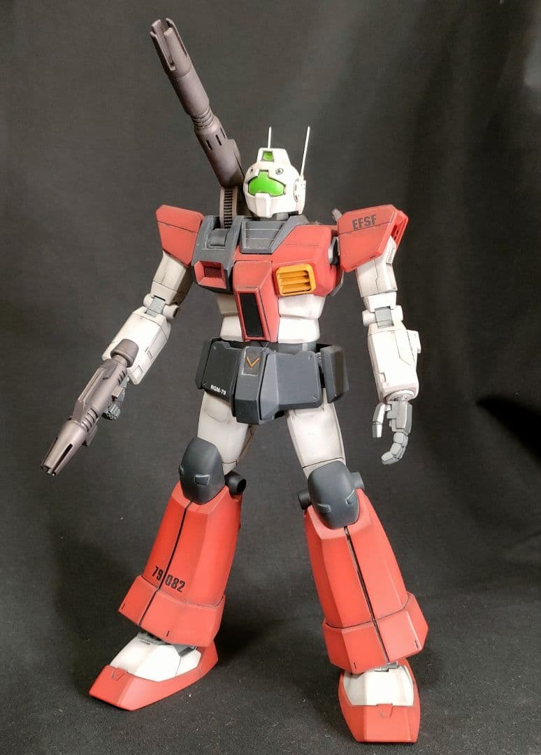 ガンプラ 塗装済 完成品 MGジムキャノン
