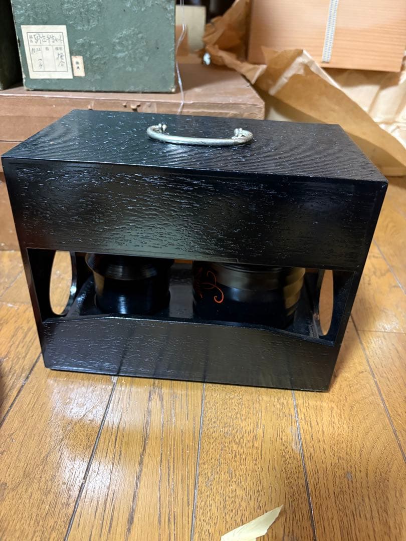 茶道具　野点弁当セット　漆器セット 5客セットで　未使用です。