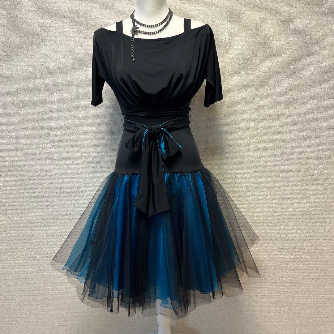 お正月SALE【新品】チャコット♡社交ダンス　ワンピース　ドレス