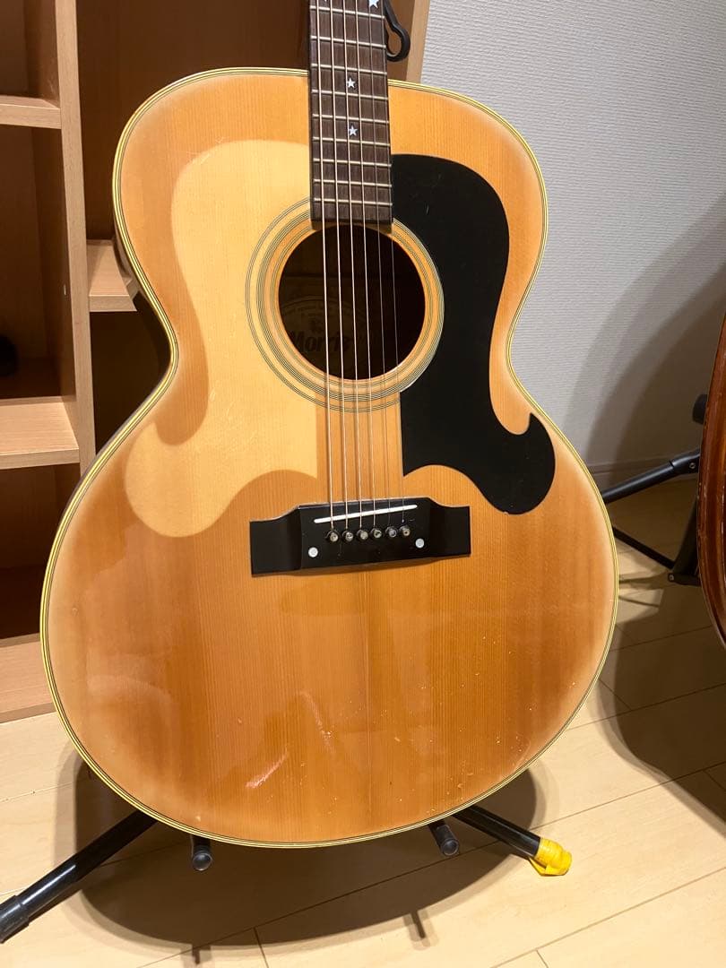 Morris アコースティックギター 星型インレイ　WJ-30