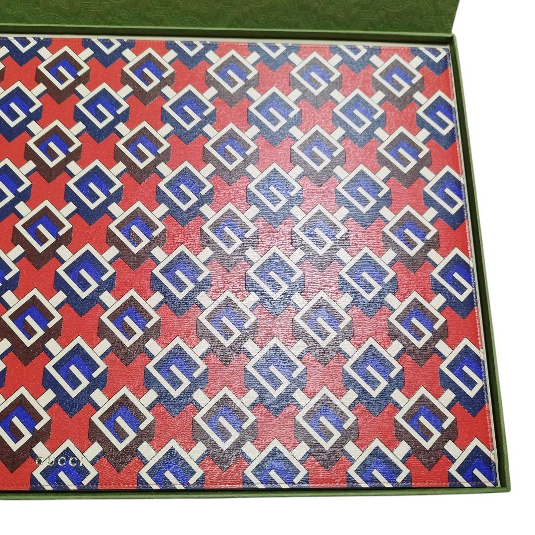 【未使用】GUCCI ジオメトリックG フィーディングマット 58×35cm